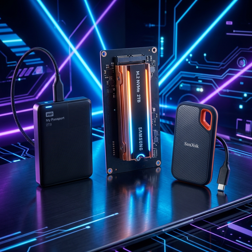 Comparativa de Discos Duros y Discos SSD Externos e Internos